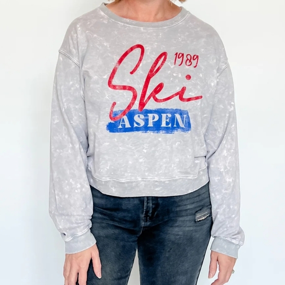 Free People Tops - NEW Free People Movement sweater top gray long sleeve small